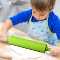 thumbnail image 3 of WIFKLSIIPG Rouleau en Silicone Rouleau à Pâte pour Pizza Biscuit avec Poignée en Bois Surface Antiadhésive Rouleaux à Pâte pour Cuisson Rouleau à Pâte Antiadhésif Biscuit Pizza Outil de Pâtisserie, 3 of 3