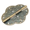 thumbnail image 1 of Unique Bargains Charnières Rétro de Remplacement en Bronze Antique 2,7 Pieds avec Vis 6 Pcs, 1 of 1