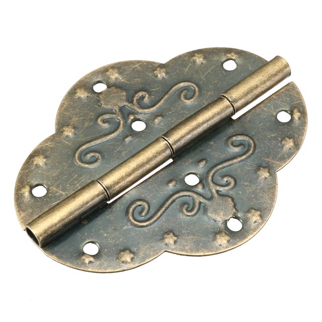 Unique Bargains Charnières Rétro de Remplacement en Bronze Antique 2,7 Pieds avec Vis 6 Pcs