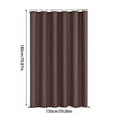 thumbnail image 2 of 150X180CM Bath Curtain Plain Color Bathroom Waterproof Thickened Polyester Bathroom Partition Curtain Door Curtain, 2 of 6