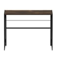 thumbnail image 3 of Pemberly Row Wood & Metal Frame Computer Desk in Rustic Oak/Black, 3 of 6
