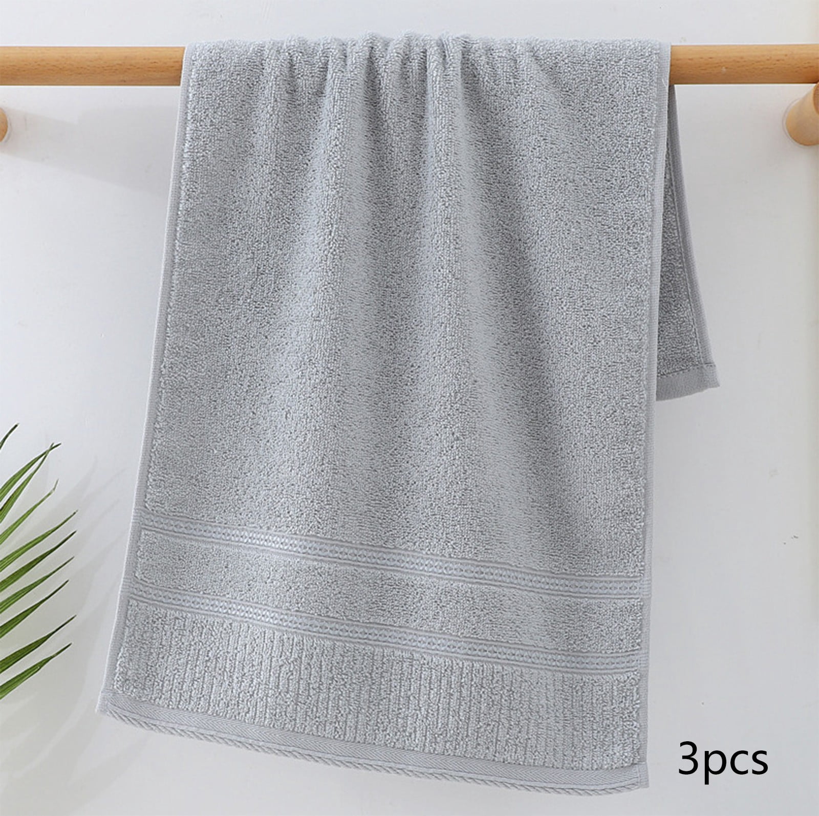 BAOPAI 3 Pack Soft Absorbent Quick-Dry Cotton Towel Gentle Face Washcloth For Home Travel Gym