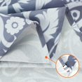 thumbnail image 3 of Oval Tablecloth 52 x 70 Inch Blue, Vintage Floral Tablecloth for Oval Table, Fabric Wrinkle Free Washable Waterproof Retro Tablecloth Oval Table Cloth for Kitchen Dining Room Table, 3 of 5