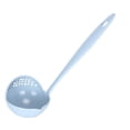 thumbnail image 2 of Oleegame 1PC Kitchen Utensils Set Wheat Straw Two In One Household Kitchen Soup Spoon Long Handled Colander Filter Mesh Cutlery Hotpot Spoon Restaurant Fishing Spoon Blue, 2 of 4