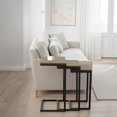 thumbnail image 2 of Carolina Classics Astrid Nesting Table Set in Chestnut and Black, 2 of 5