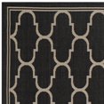thumbnail image 2 of Safavieh Courtyard Black Indoor Outdoor Rug - 4' x 5'7", 2 of 4