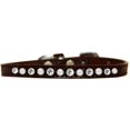 thumbnail image 1 of Collier pour Chien Croc Perle et Clair Taille Chocolat 16, 1 of 1