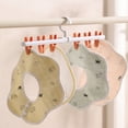 thumbnail image 4 of Vaidha Multi-functional Folding Wall-hanging Clothes Rack Clothes Balcony Drying Artifacts Household Six Clip Underwear Socks Drying Hanging Racks, 4 of 6