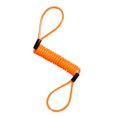 thumbnail image 4 of Almencla Câble de Rappel à Ressort de Sécurité avec Verrou à Disque d'Alarme 150cm pour Moto Vélo Électrique orange Arancia, 4 of 6
