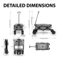 thumbnail image 4 of All Terrain Sport Folding Wagon | Red Black, 4 of 4