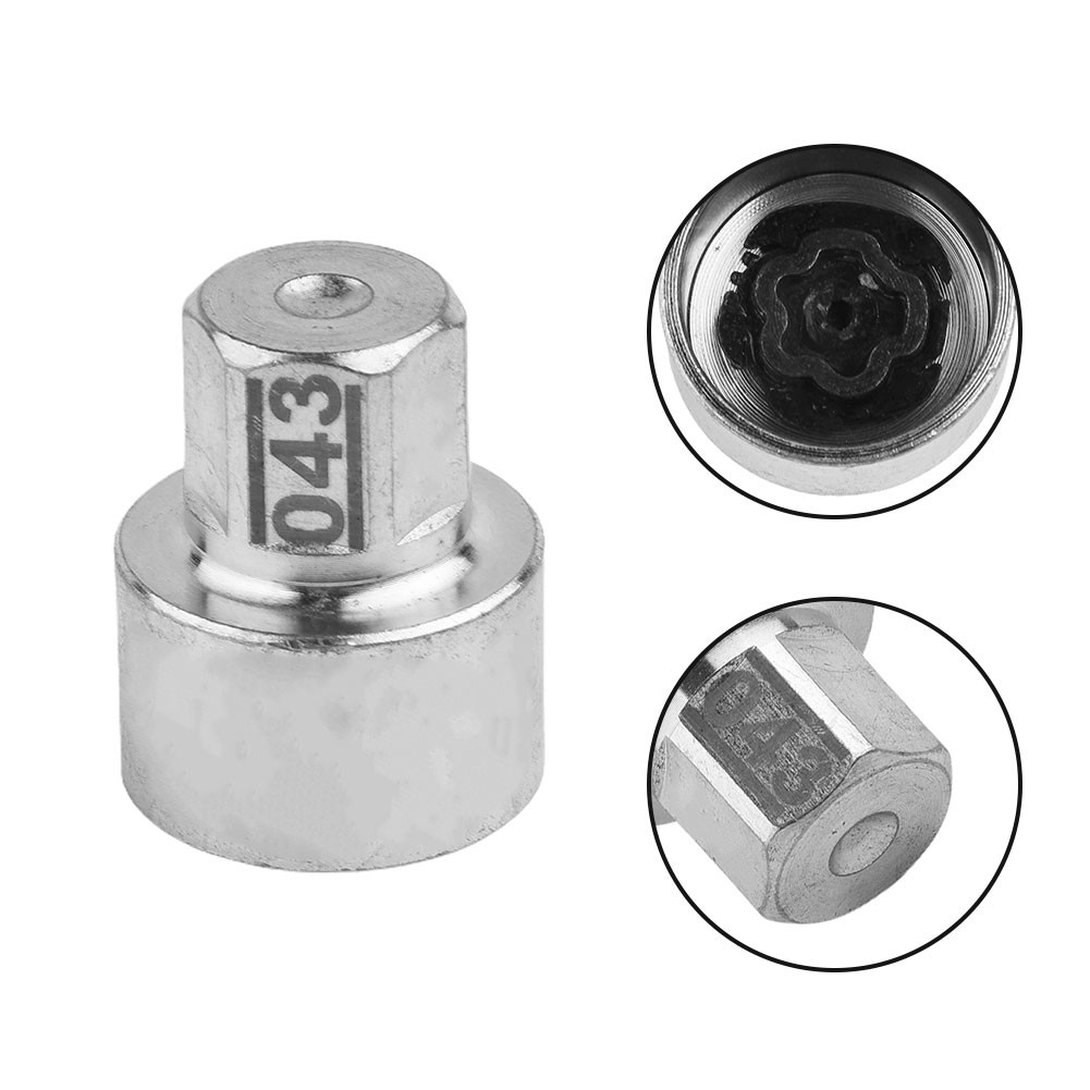 Verrou de Roue de Pneu Antivol Vis Écrou Boulon 43 Clé de Retrait pour BMW F12