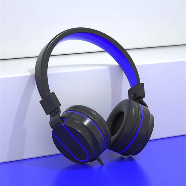 Noise-Cancelling Heavy Headset Gaming Wired Universal Headset Foldable
