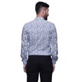 thumbnail image 2 of BESTMAN Chemise Habillée Décontractée pour Homme à Manches Longues, Coupe Ajustée, en Coton, à Boutons, 2 of 5