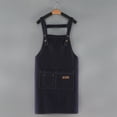 thumbnail image 1 of Ynlkorvg Apron Sleeve All Pure Polyester Cotton Canvas Apron Advertising LOGO Printing Manicure Waist Home Kitchen Restaurant Work Clothes, 1 of 4