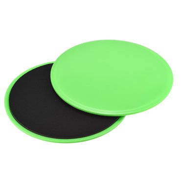 Unique Bargains Exercise Core Sliders, 175mm Dia. Glider Discs Dual Sided Usage for Full Body Workout, Green