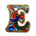 thumbnail image 1 of Christmas Letters Keychain 26 Letters Rhinestone Pendant, 1 of 8