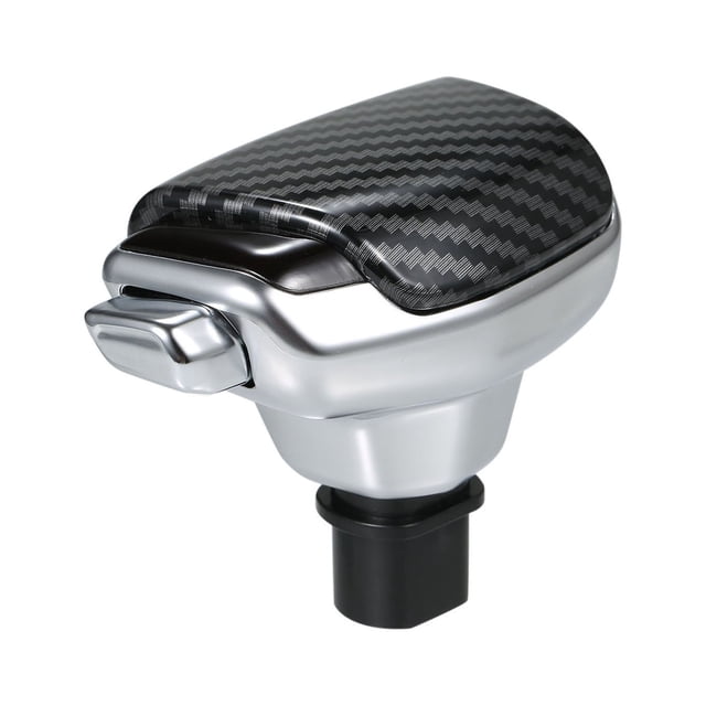 Car Modified Automatic Stick Gear Knob Gear Lever Shifter Short Lever Glossy Black Replacement for Left Hand Drive