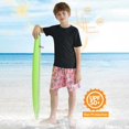 thumbnail image 4 of XIMIN Baby Boys Rash Guard Solid Color Shirts Short Sleeve Quick Dry Swim Shirts UPF 50+ Sun Protection for Kids Athletic Summer Shirt (9-10 Years, Black), 4 of 9