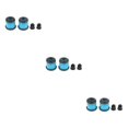 thumbnail image 3 of Decodeary Kit de Reconstruction de Planche à Roulettes Rondelles pour Tasses Pivotantes pour 2 Camions 3,25 Pouces Bleu 3,25 Pouces 3ensemble, 3 of 6