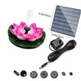 thumbnail image 4 of Outdoor Bird Bath Fountains Solar Power Floating Garden(Pink)_Perfect Gift, 4 of 5