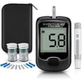 thumbnail image 1 of Smart Digital Display Glucometer Portable Blood Sugars Test Kit with Glucometer Strips, 1 of 4