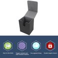 thumbnail image 3 of Boîte de Rangement Multifonctionnelle en Cuir PU avec Fermeture pour 100 Cartes Ou Plus, 3 of 8