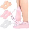 thumbnail image 3 of Silicone Gel Moisturizing Socks - Ideal for Dry Feet, Cracked Heels, and Rough Skin, 3 of 5