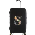 thumbnail image 1 of Housses de Valise Housse de Protection Valise de Voyage Anti-Rayures Housse Anti-Poussière Réutilisable Housse Anti-Poussière Lavable Motif Imprimé Floral Lettre 8floral Lettre S TG, 1 of 6