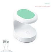 FcBaudy Mini Nail Piece Portable Phototherapy Lamp USB Nail Polish Baking Lamp Nail lights