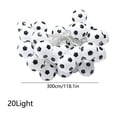 thumbnail image 3 of Ohufall Soccer Ball LED String Lights Soccer Decor For Room Bar Holiday And Soccer Ball Theme Party, 3 of 9