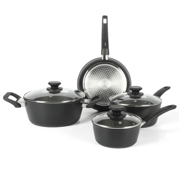 Batterie de cuisine en aluminium 7 pièces Oster Connelly avec poignée en bakélite