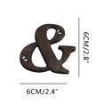 thumbnail image 1 of Aodebiao Creative Alloy Wrought Iron Floating House Numbers Modern House Address Number,Anti-Rust House Numbers Decorative Address Sign for Door Garden Mailbox with Nail Kit,Coated Black, 1 of 3