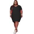 thumbnail image 3 of Robe T-Shirt Classique de Mode pour Femmes Grande Taille, 3 of 7