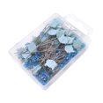 thumbnail image 3 of KLKCMS Straight Pins Hand Sewing Pins for DIY Activities Parties Wedding Decoration Blue, 3 of 9