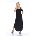 thumbnail image 2 of White Mark Women's Cold Shoulder Maxi Dress, 2 of 4