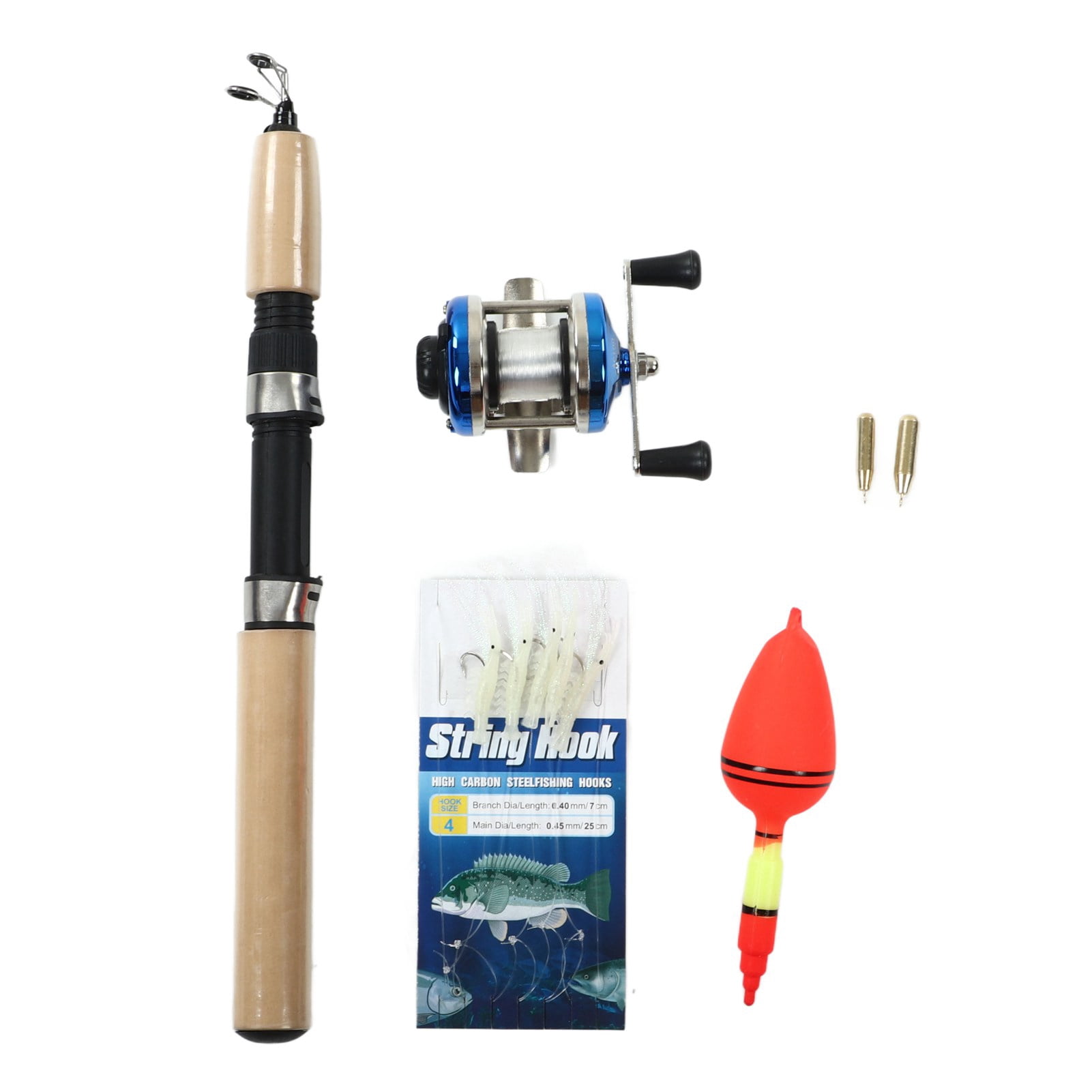 Ice Fishing Rod Kits,Ice Fishing Rod Kits Fishing Rod Kits Ice Fishing Setwith Jigs Reliable and Durable
