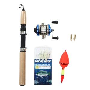 Ice Fishing Rod Kits,Ice Fishing Rod Kits Fishing Rod Kits Ice Fishing Setwith Jigs Reliable and Durable