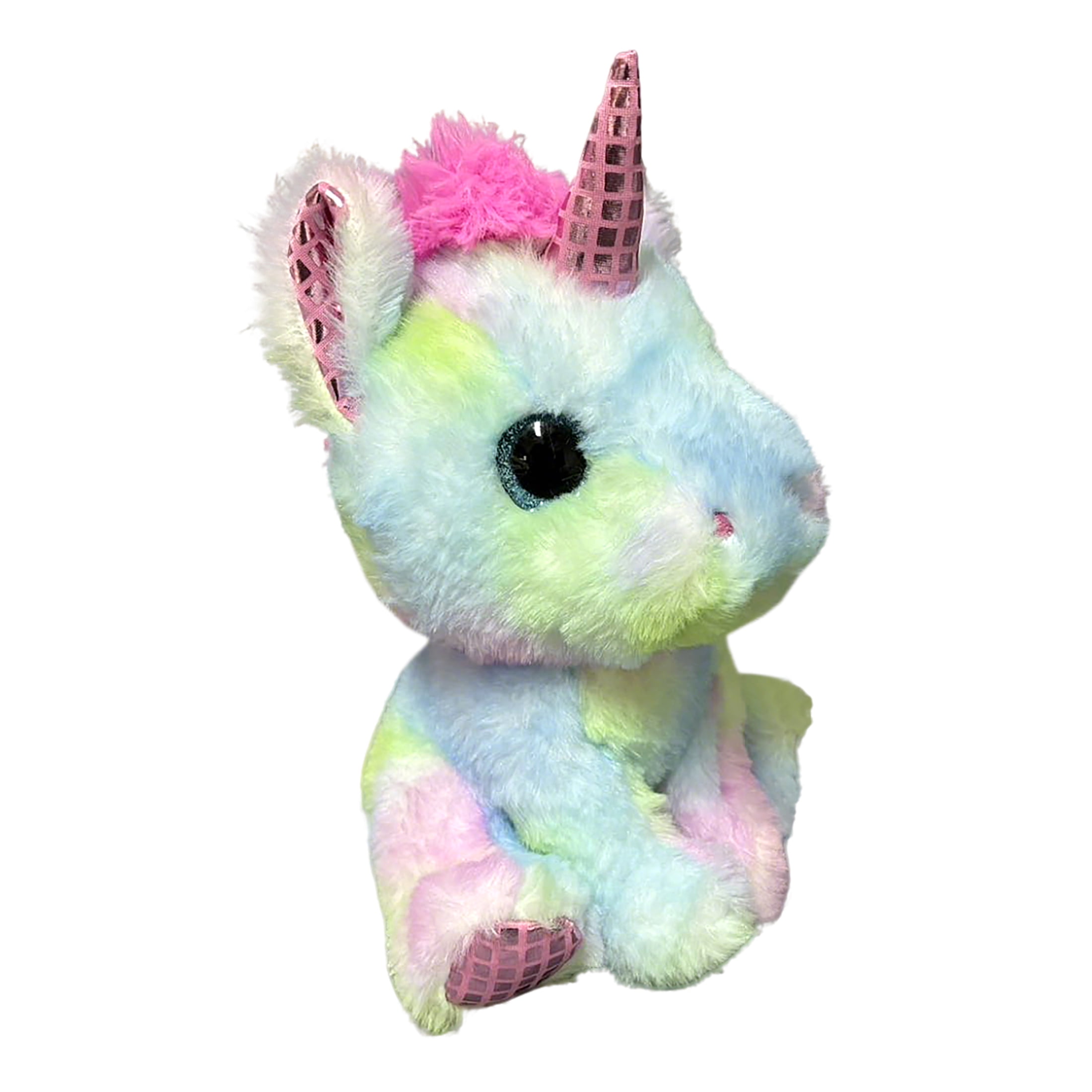 Peluche Kid Connection Unicon Blue, 7,5 pouces pour tous les âges