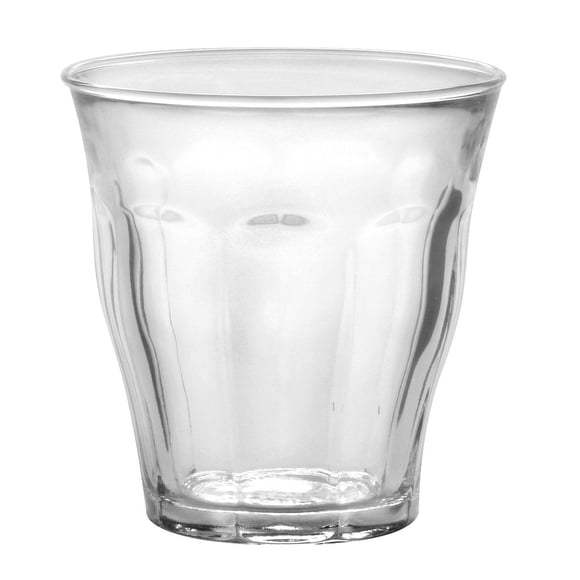 Duralex Made in France Picardie Clear Tumbler, Set of 6, 7-3/4-Ounce