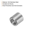 thumbnail image 4 of Uxcell 10Pack Round Connector Nuts, M5x8x8mm Coupling Nut Sleeve Rod Bar Stud Nut, 4 of 6