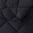 thumbnail image 3 of JML 2 Pieces Black Twin Comforter Set, Soft Microfiber Bedding Set With 1 Comforter and 1 Pillow Case Suit for All Seasons, 3 of 7
