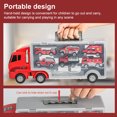 thumbnail image 2 of Fire Engine Engineering Truck Vehicle Storage Container Truck Fire Engine Engineering Truck Vehicle Alloy Pull Back Car Toy For Kids Christmas Gift, 2 of 7