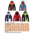 thumbnail image 2 of Innerwin Manteau à Capuche pour Hommes avec Poches Veste d'Hiver Décontractée Chaude Rouge+ Noir 2TG, 2 of 2