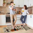 thumbnail image 1 of Kitchen Carpet Set Pumpkin Alphabet Kitchen Carpet Washable Cushion Comfortable Kitchen Carpet Set Porch Throw Blanket Carpet Shag Terracotta Throw Fuzzy Abstract Area Rugs for Bedroom Living Room, 1 of 3