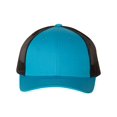 thumbnail image 1 of Richardson Casquette Trucker Low Pro, M-L, Cyan-Noir, 1 of 2