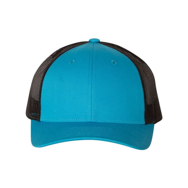 Richardson Casquette Trucker Low Pro, M-L, Cyan-Noir