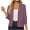 Style1-Purple jackets for women, variant on Xdegoge Womens 3/4 Sleeve Cropped Cardigan Sweater Casual Lightweight Open Front Cardigan Fashion Short Shrugs Cardigans Lightweight Sweaters Plus Size Clothes Coffee S