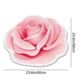 thumbnail image 3 of Washable Flower Carpet for Living Room and Bedroom - Non-Slip, Absorbent Area Rug in Red, Pink, Light Blue, Navy, 3 of 6