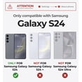 thumbnail image 2 of Dexnor for Samsung Galaxy S24 Case with Built-in Slide Camera Cover & Screen Protector & Kickstand, Heavy-Duty Shockproof Rugged Case Full-Body Bumper Protective Cover for Galaxy S24 2024, Blue, 2 of 7