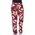 thumbnail image 4 of White Mark Women's Floral Palazzo Pants, 4 of 5